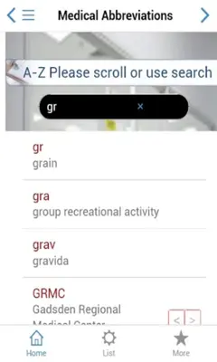 Medical Abbreviations android App screenshot 5